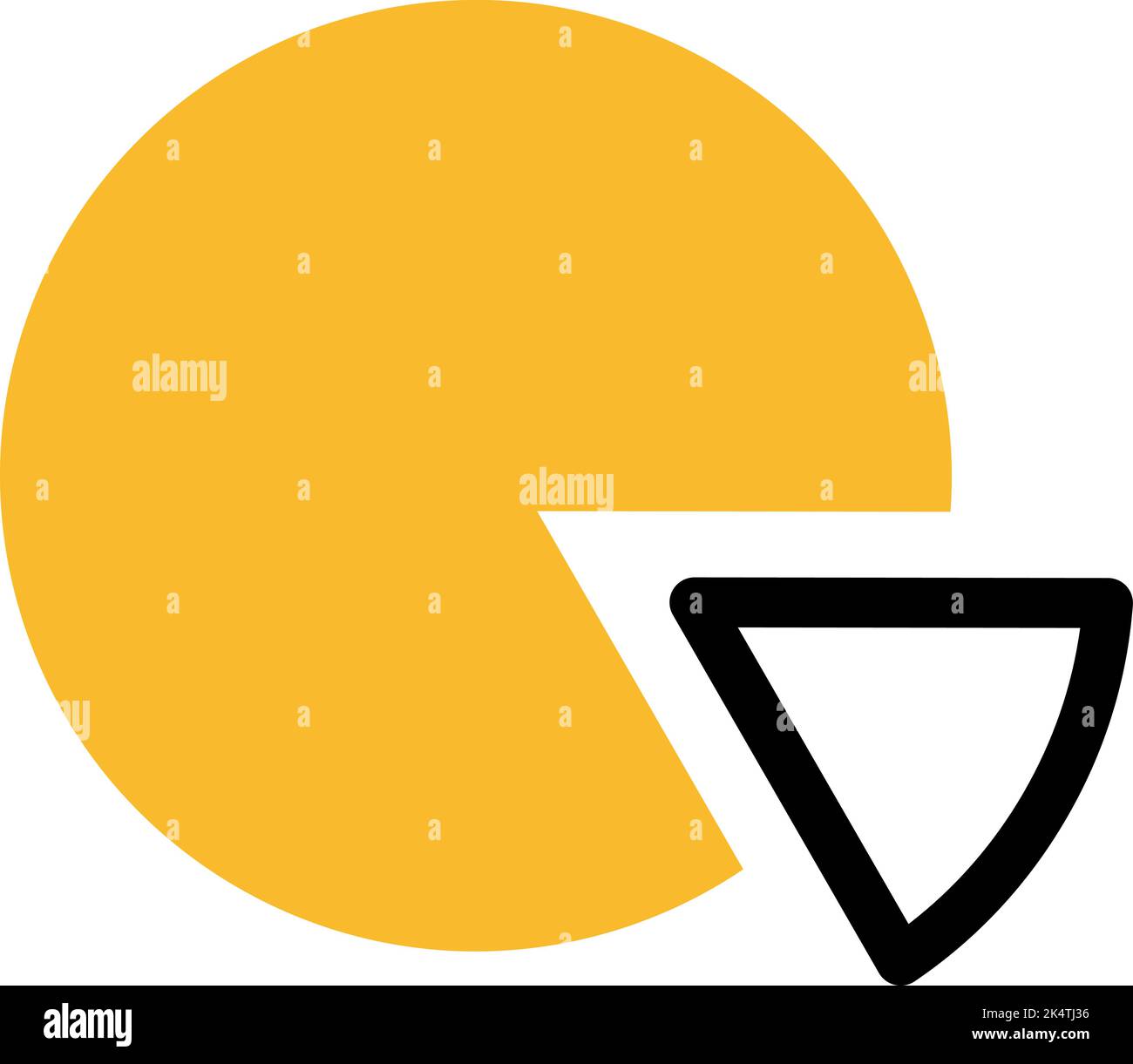 Bearbeiten von Diagramm, Illustration und Vektor auf weißem Hintergrund. Stock Vektor