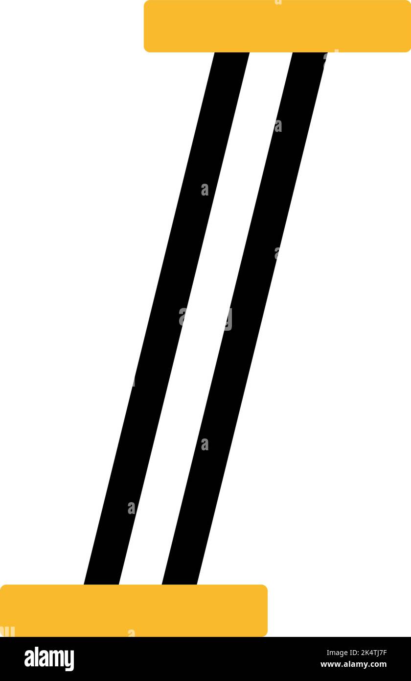 Bearbeitung von kursivem Text, Illustration, Vektor auf weißem Hintergrund. Stock Vektor