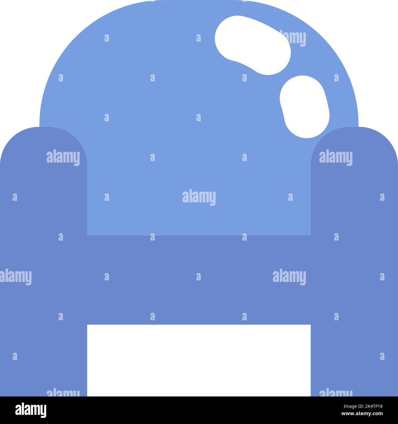 Kino-Sofa-Stuhl, Illustration, Vektor auf weißem Hintergrund. Stock Vektor