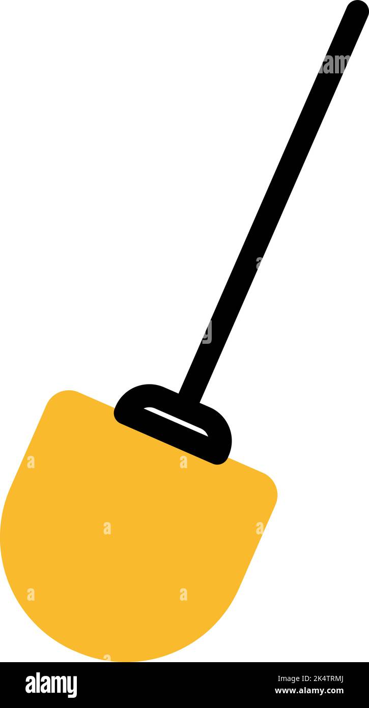 Bauschaupe, Illustration, Vektor auf weißem Hintergrund. Stock Vektor