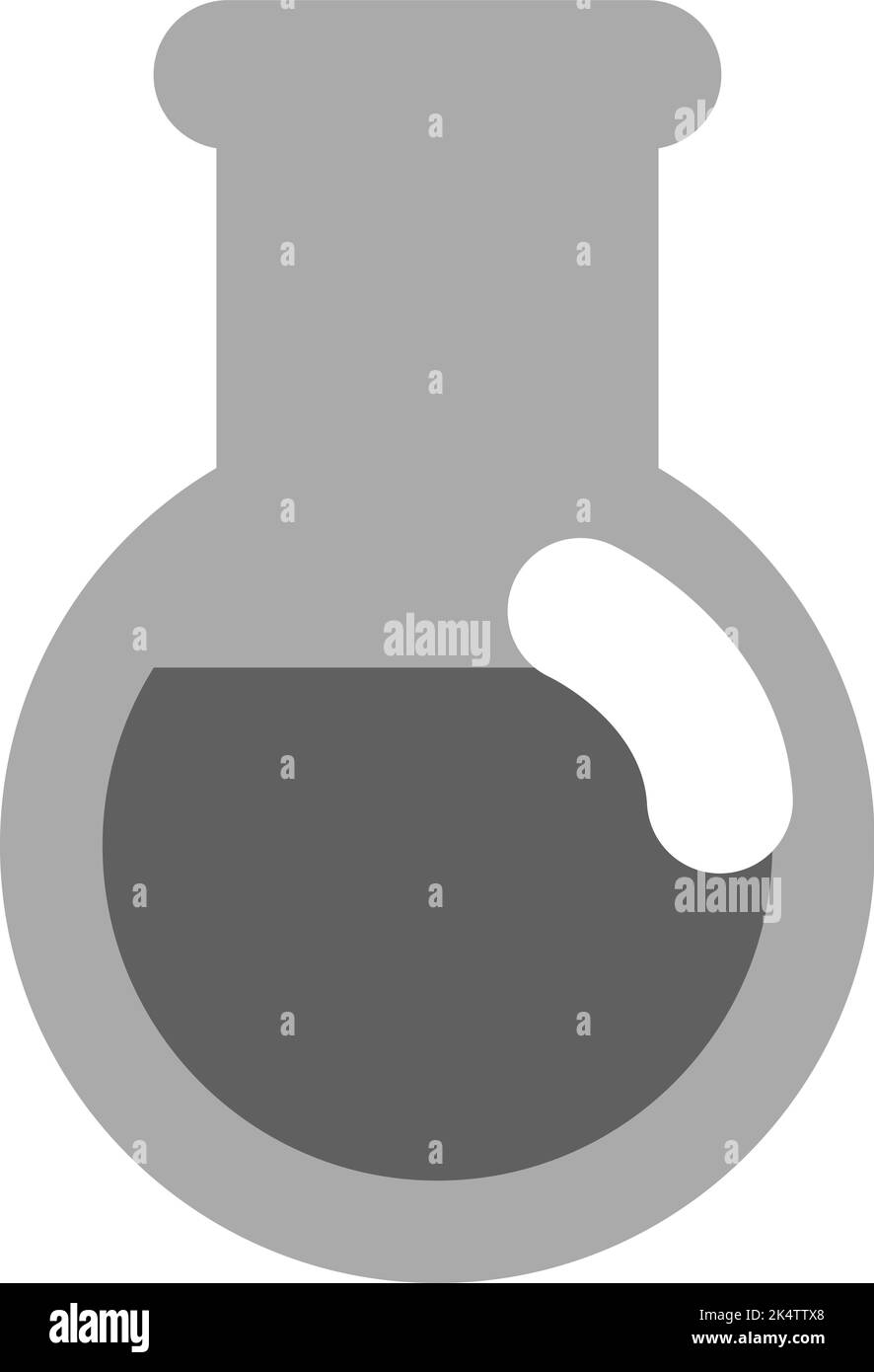 Chemie-Ausbildung, Illustration, Vektor auf weißem Hintergrund. Stock Vektor