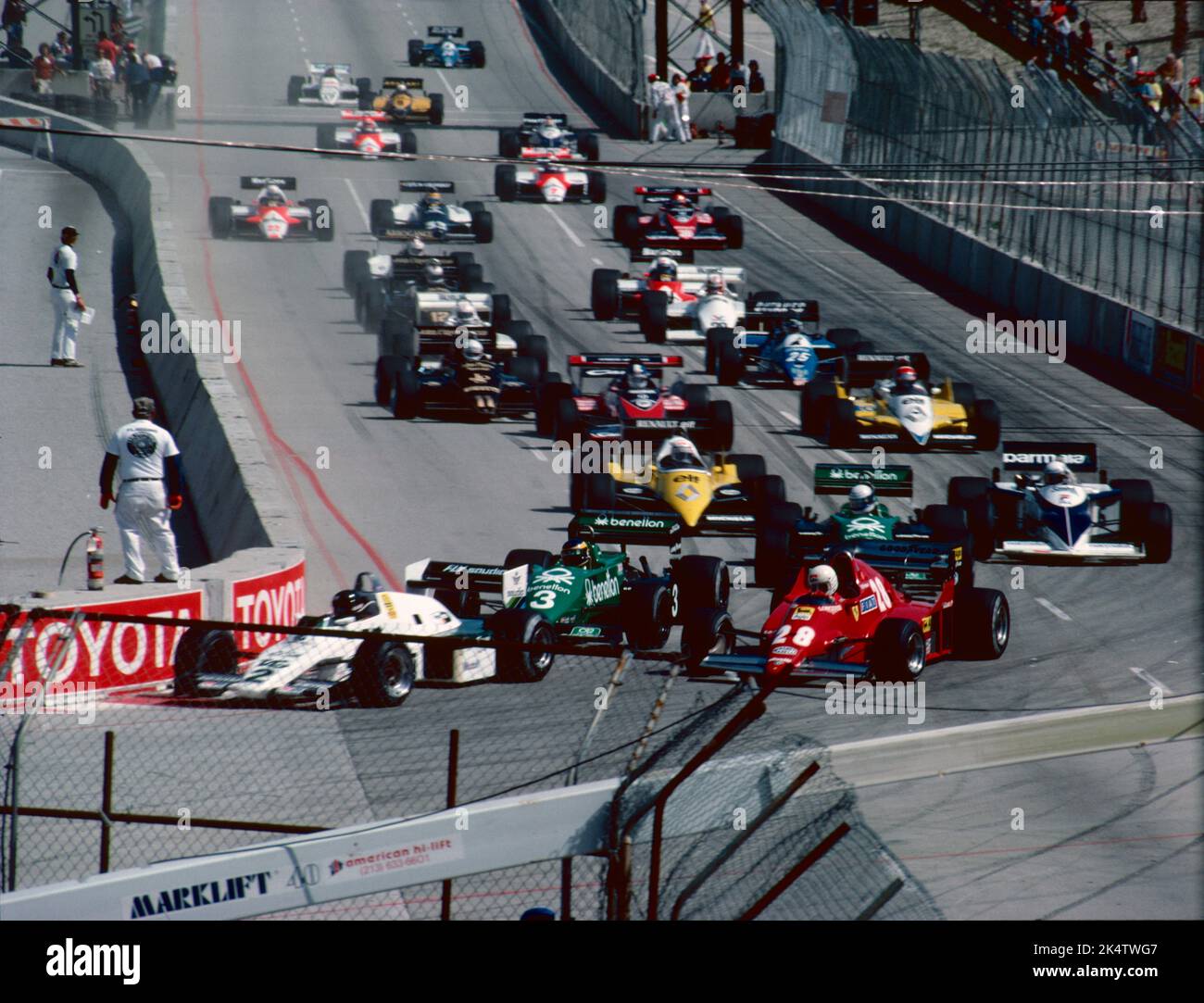 1983 Großer Preis Der Vereinigten Staaten Von Amerika West Stockfoto