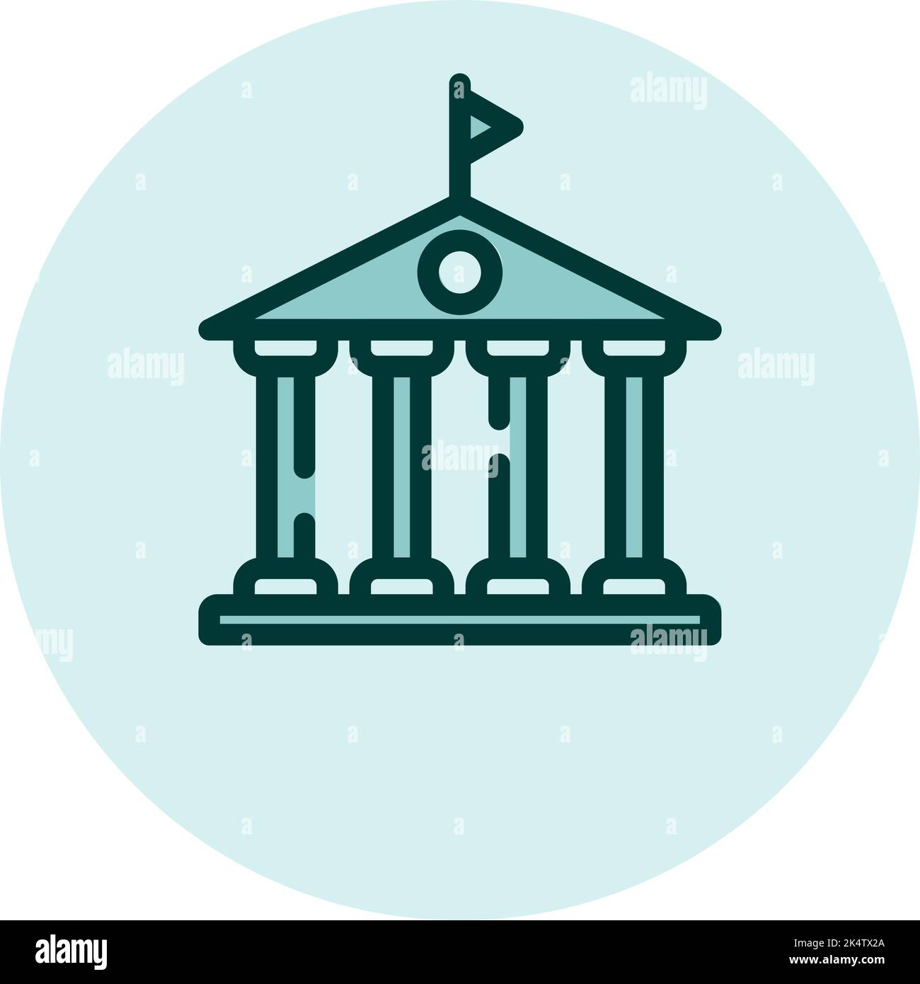 Schulbildung, Illustration, Vektor auf weißem Hintergrund. Stock Vektor