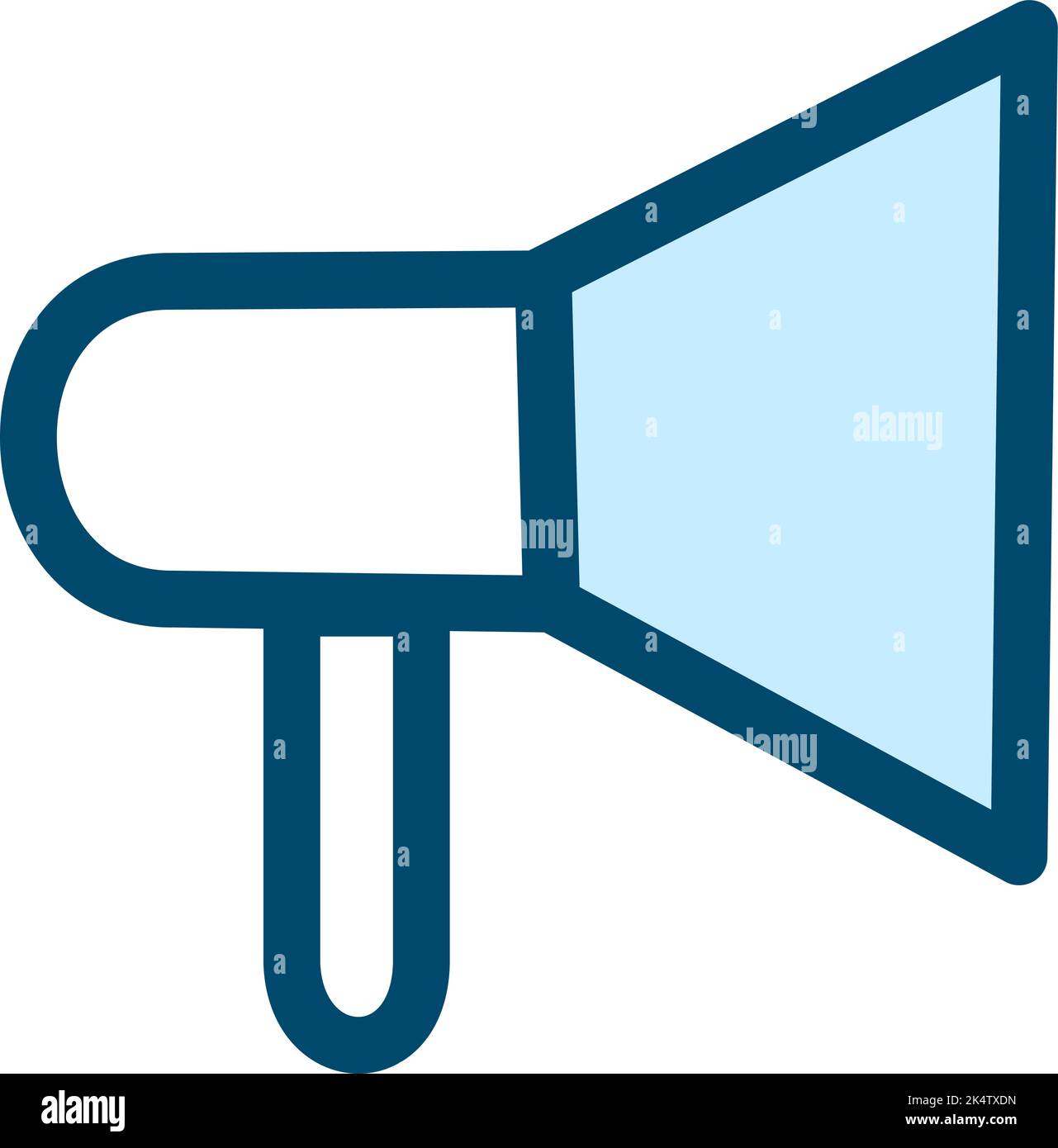 Rennlautsprecher, Illustration, Vektor auf weißem Hintergrund. Stock Vektor