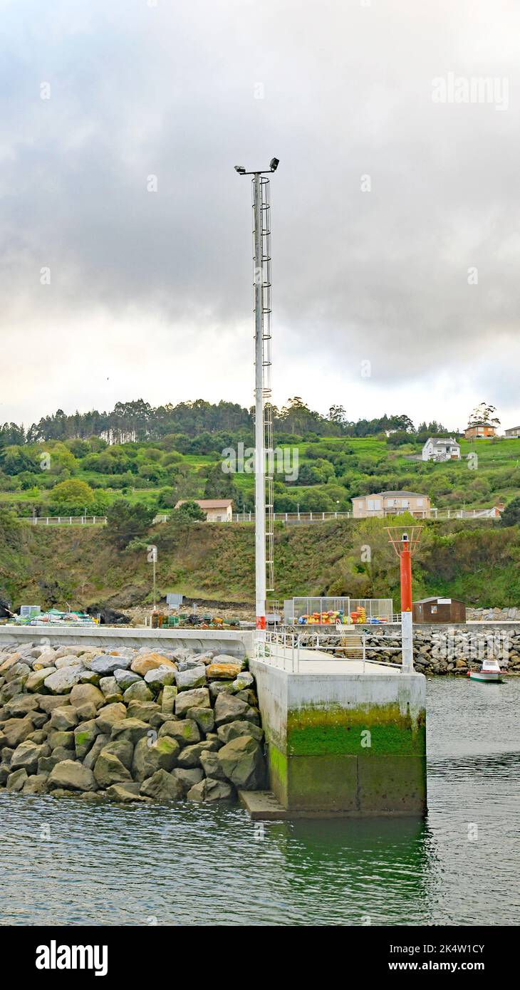 Porto Barqueiro in der Gemeinde Mogor, Gemeinde Mañón, Coruña, Spanien, Europa Stockfoto