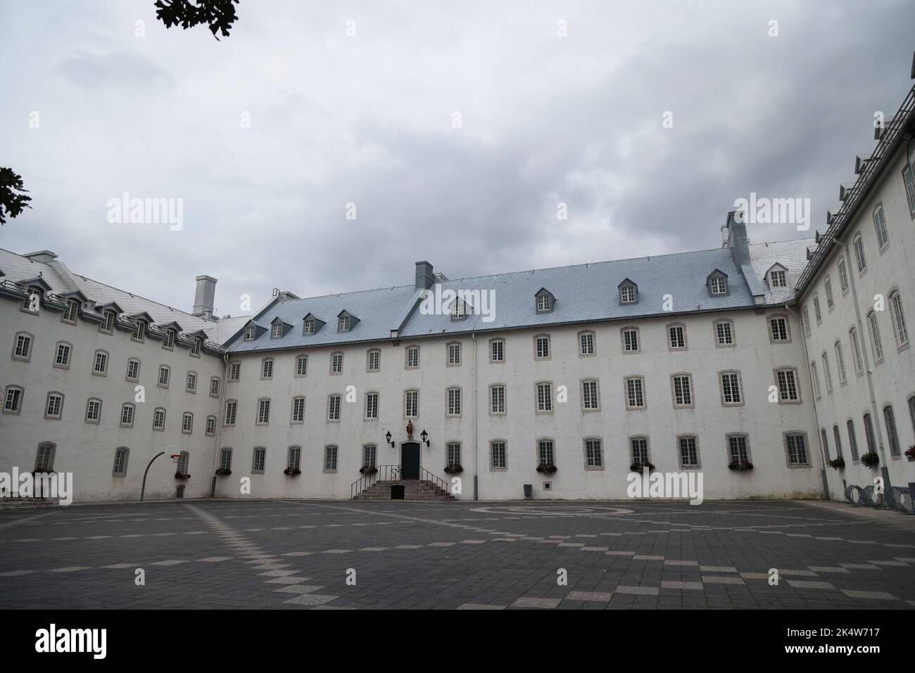 Ansicht des Seminars in Quebec, Kanada Stockfoto