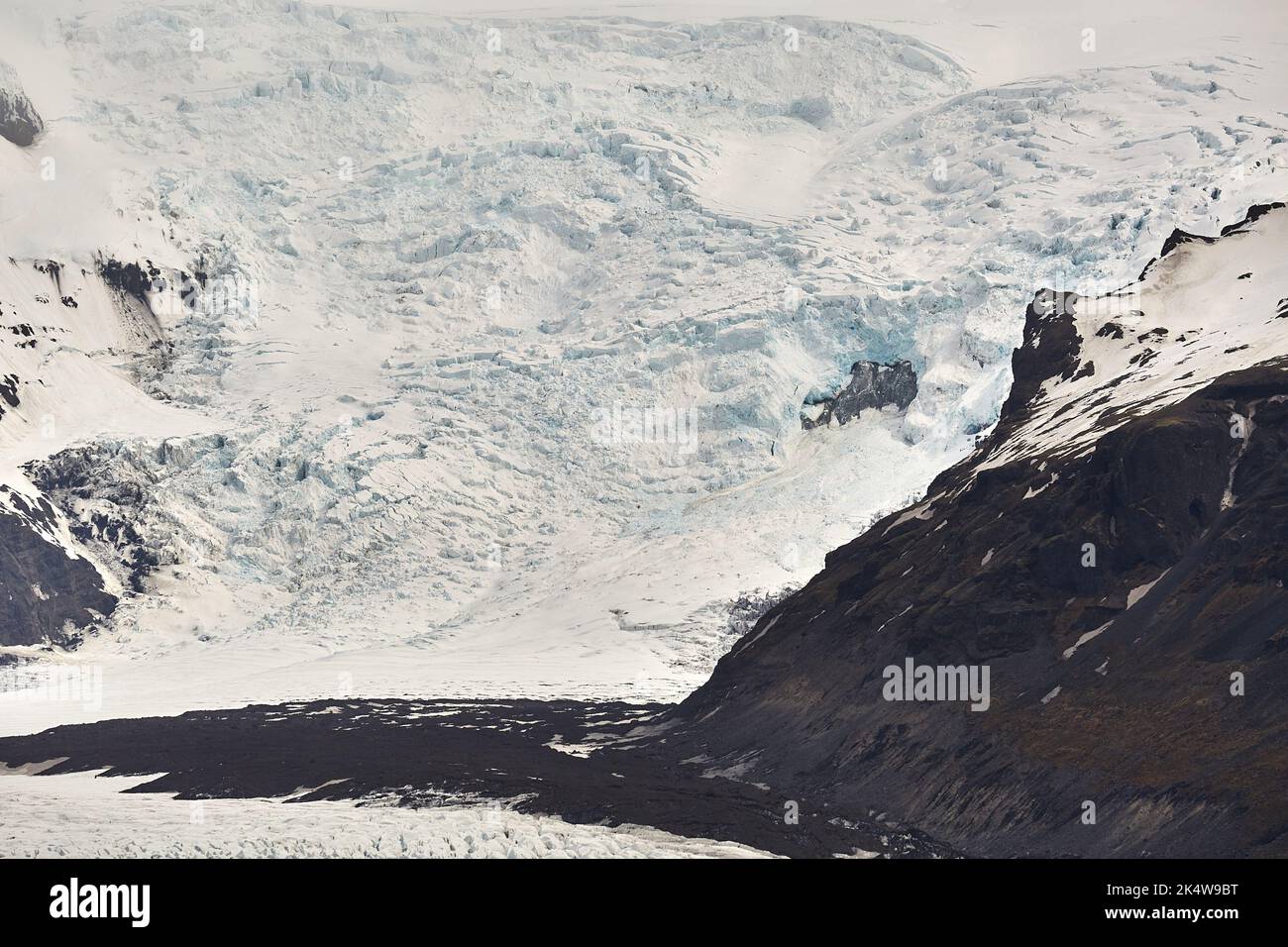 Gletscher in Island Vantajokull Stockfoto