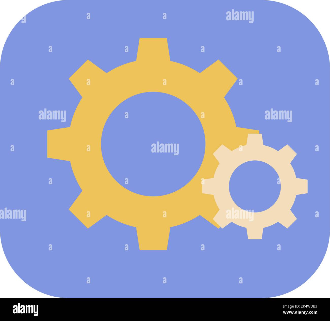 Büroausrüstung, Illustration, Vektor auf weißem Hintergrund. Stock Vektor