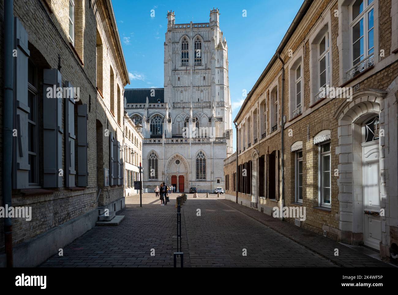 Kathedrale von SaintOmer Pas de Calais Frankreich September 2022 die