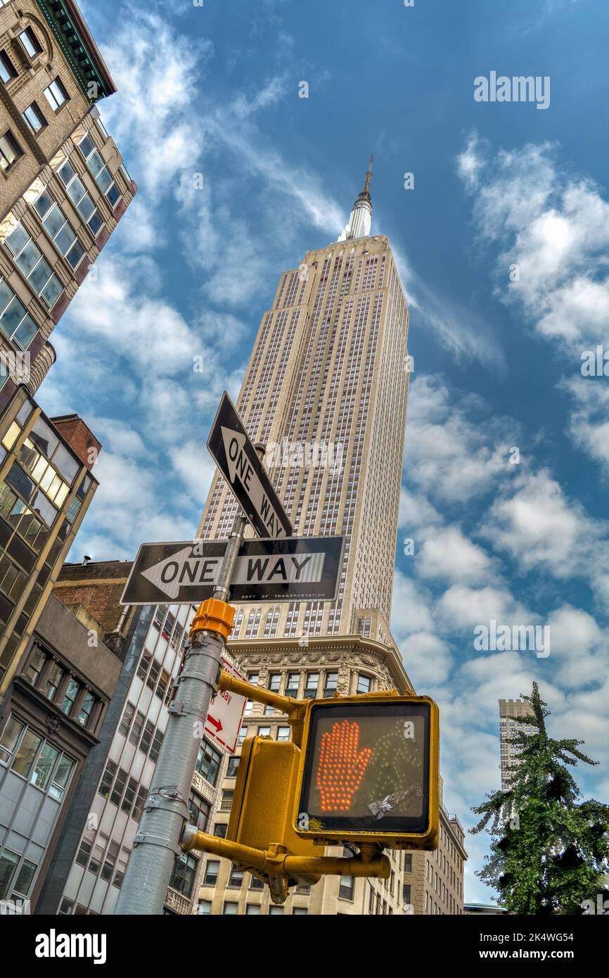Empire State Building, Manhattan, New York, USA Stockfoto