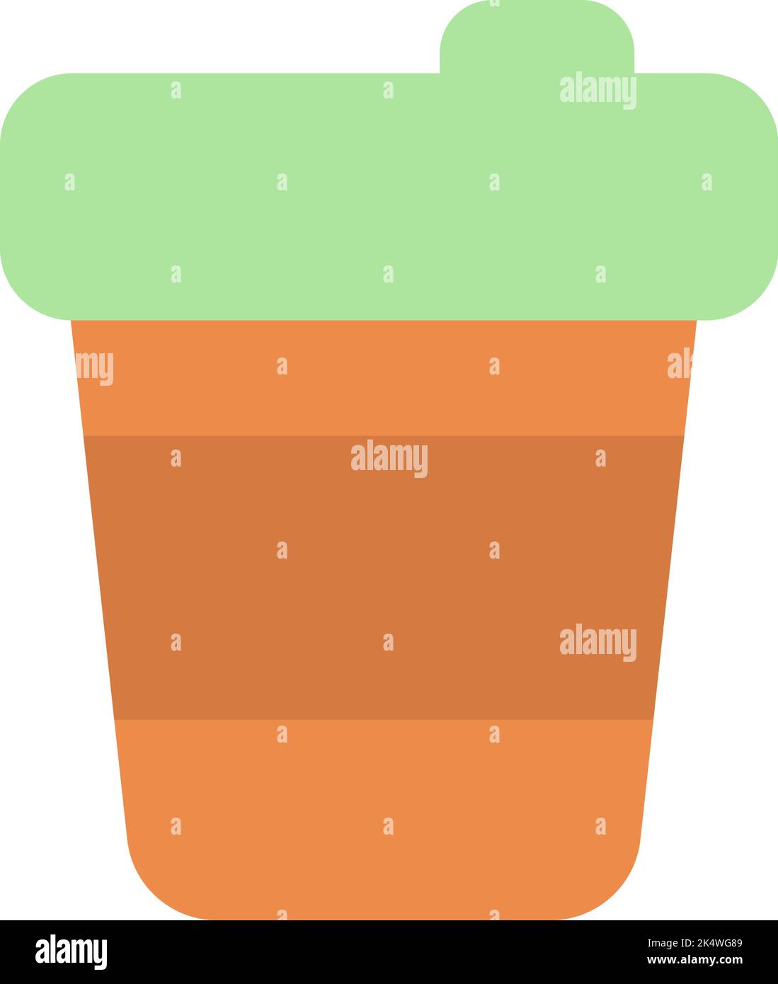 Arbeitskaffee, Illustration, Vektor auf weißem Hintergrund. Stock Vektor