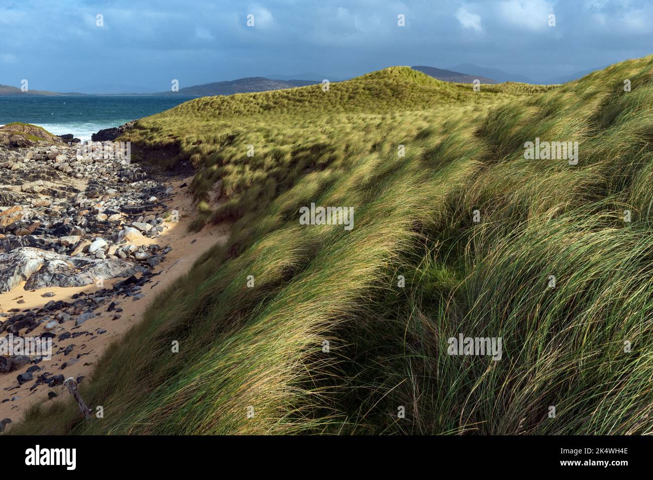 Borvemor Beach auf der hebräischen Insel Harris, Schottland Stockfoto