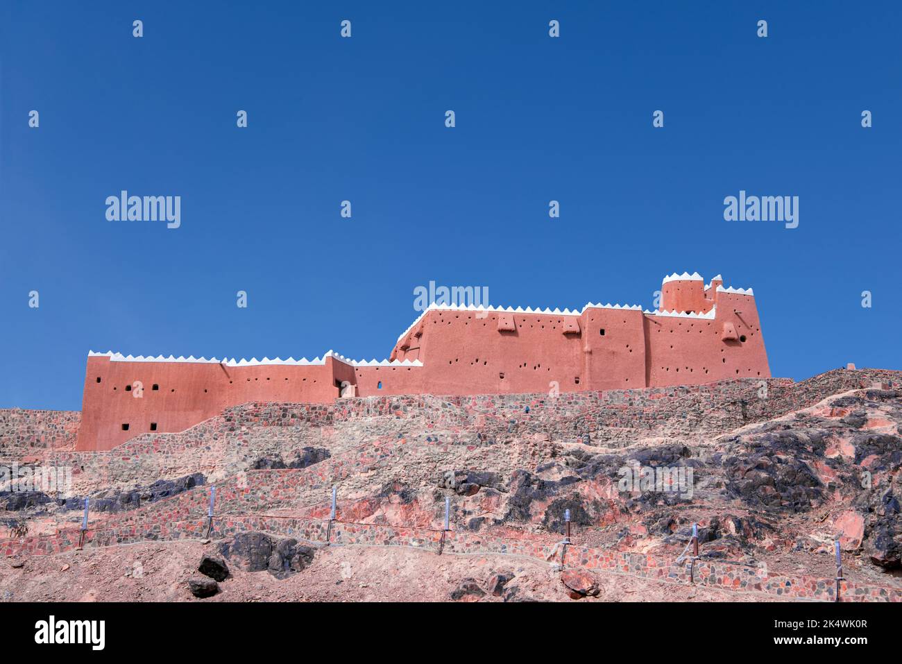 Hill top17. Jahrhundert A'Arif Fort Hail Saudi-Arabien Stockfoto