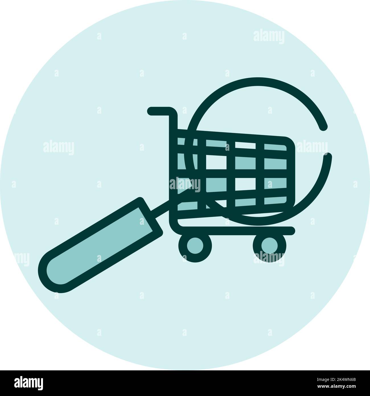 Business Tracking, Illustration, Vektor auf weißem Hintergrund. Stock Vektor