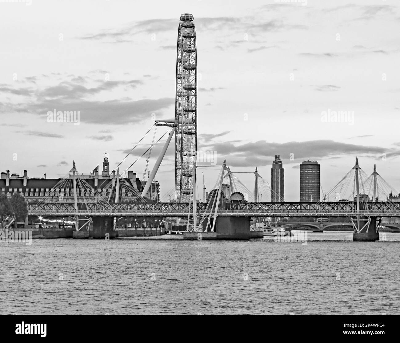 Panorama von London, England, Europa Stockfoto