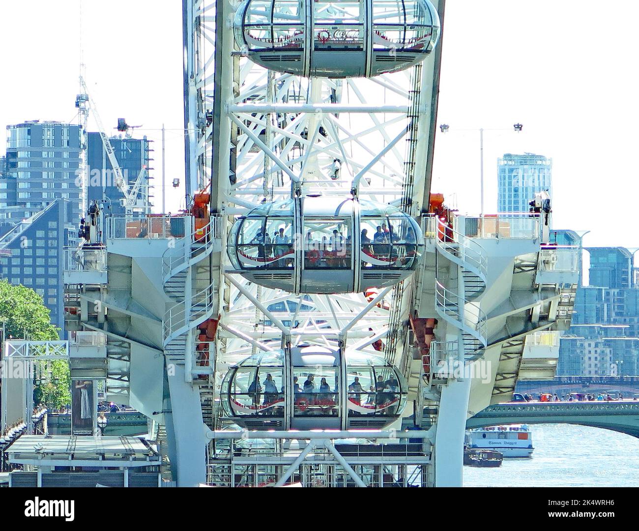 Riesenrad-Aussichtspunkt London, England, Europa Stockfoto