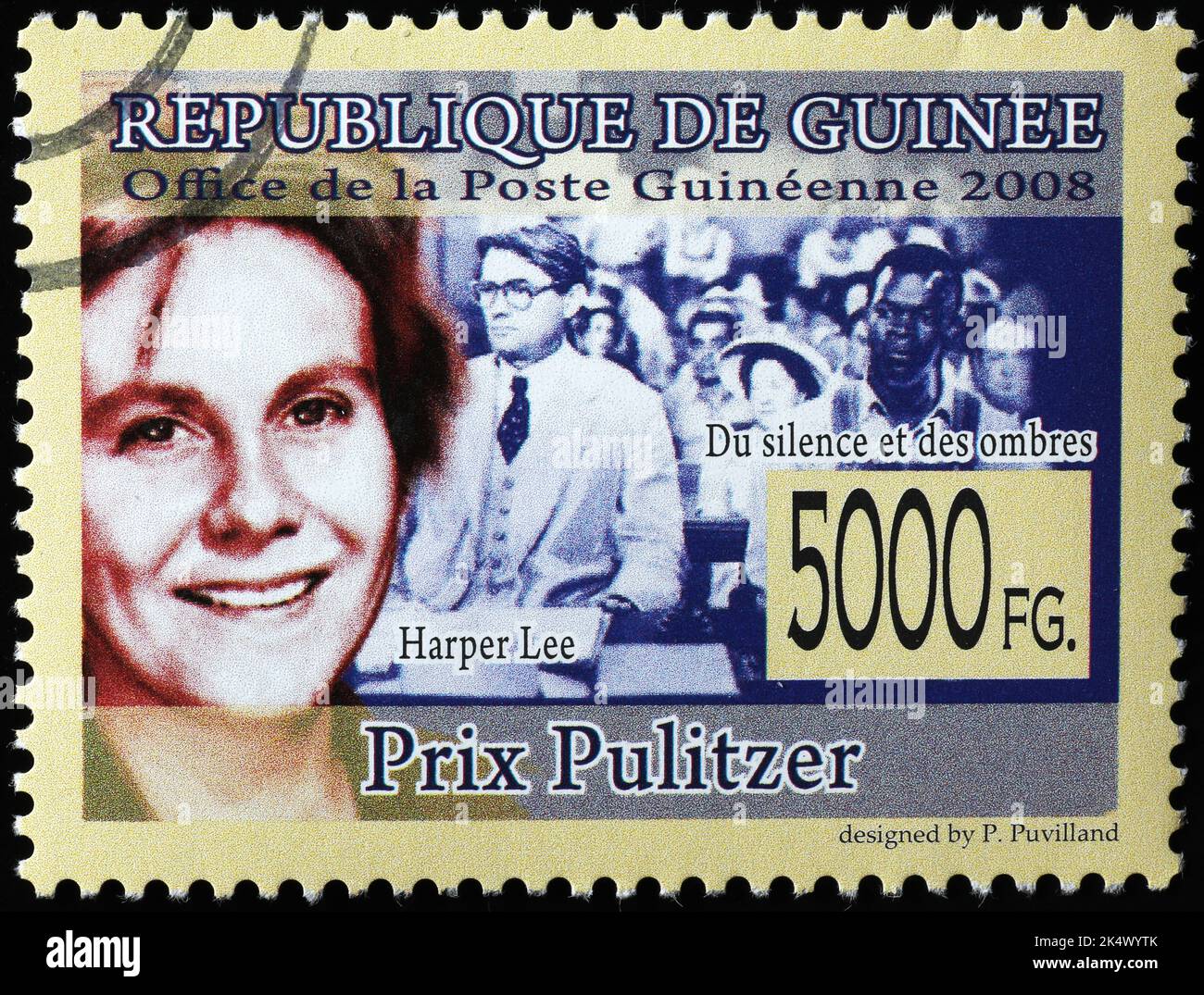 Pulitzer Preis Harper Lee auf Briefmarke Stockfoto