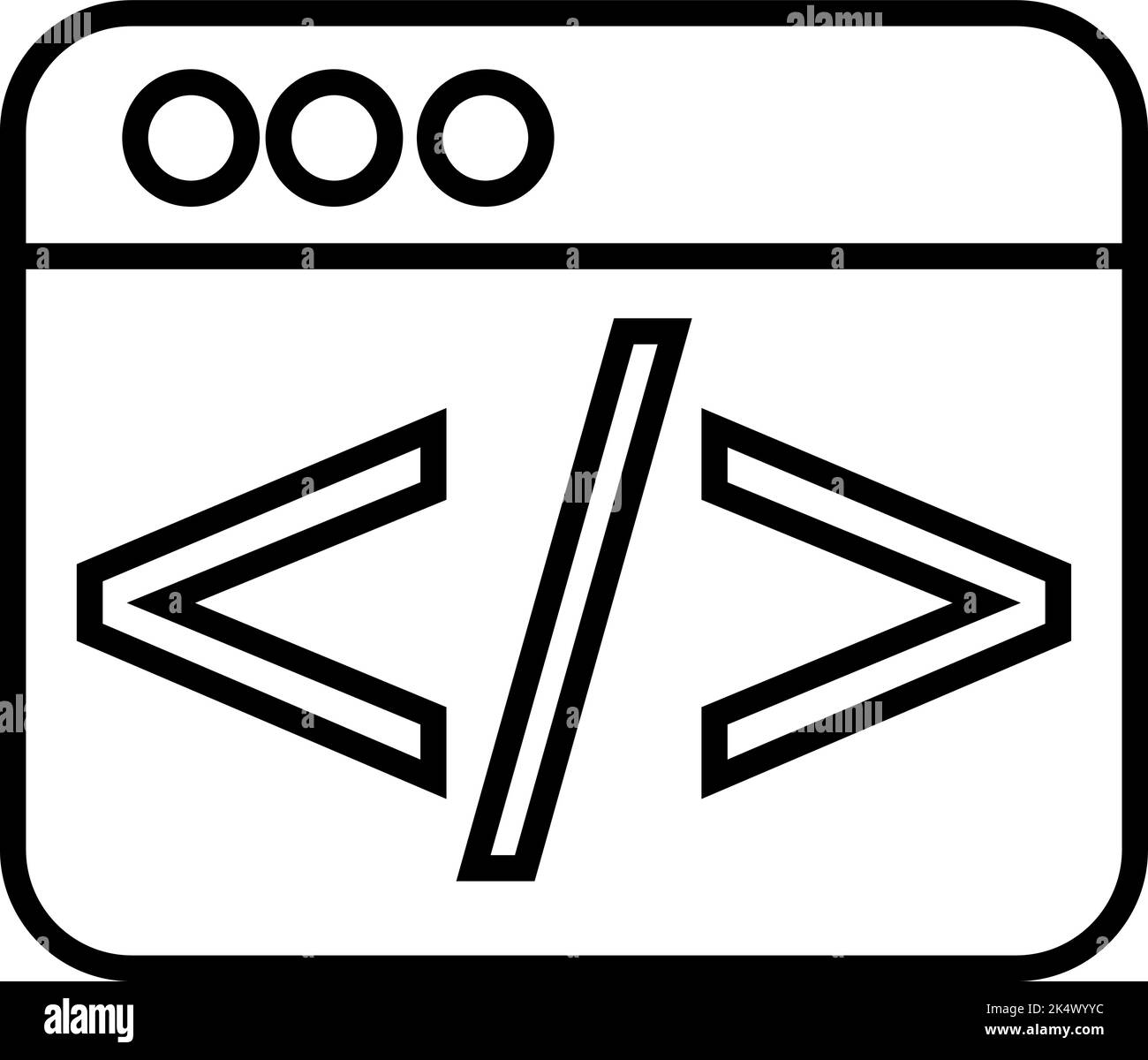 Business- und Marketing-Programmierung, Illustration, Vektor auf weißem Hintergrund. Stock Vektor