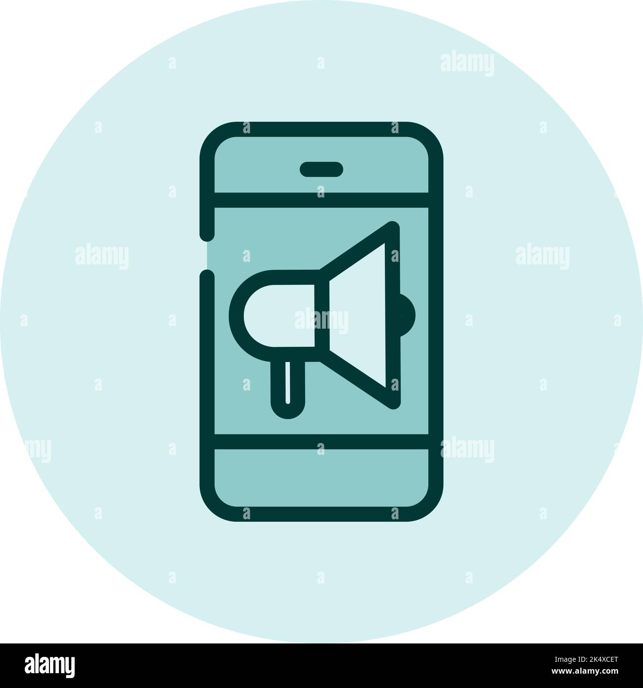Mobile Marketing, Illustration, Vektor auf weißem Hintergrund. Stock Vektor Mobile Marketing, Illustration, Vektor auf weißem Hintergrund. Stock Vektor