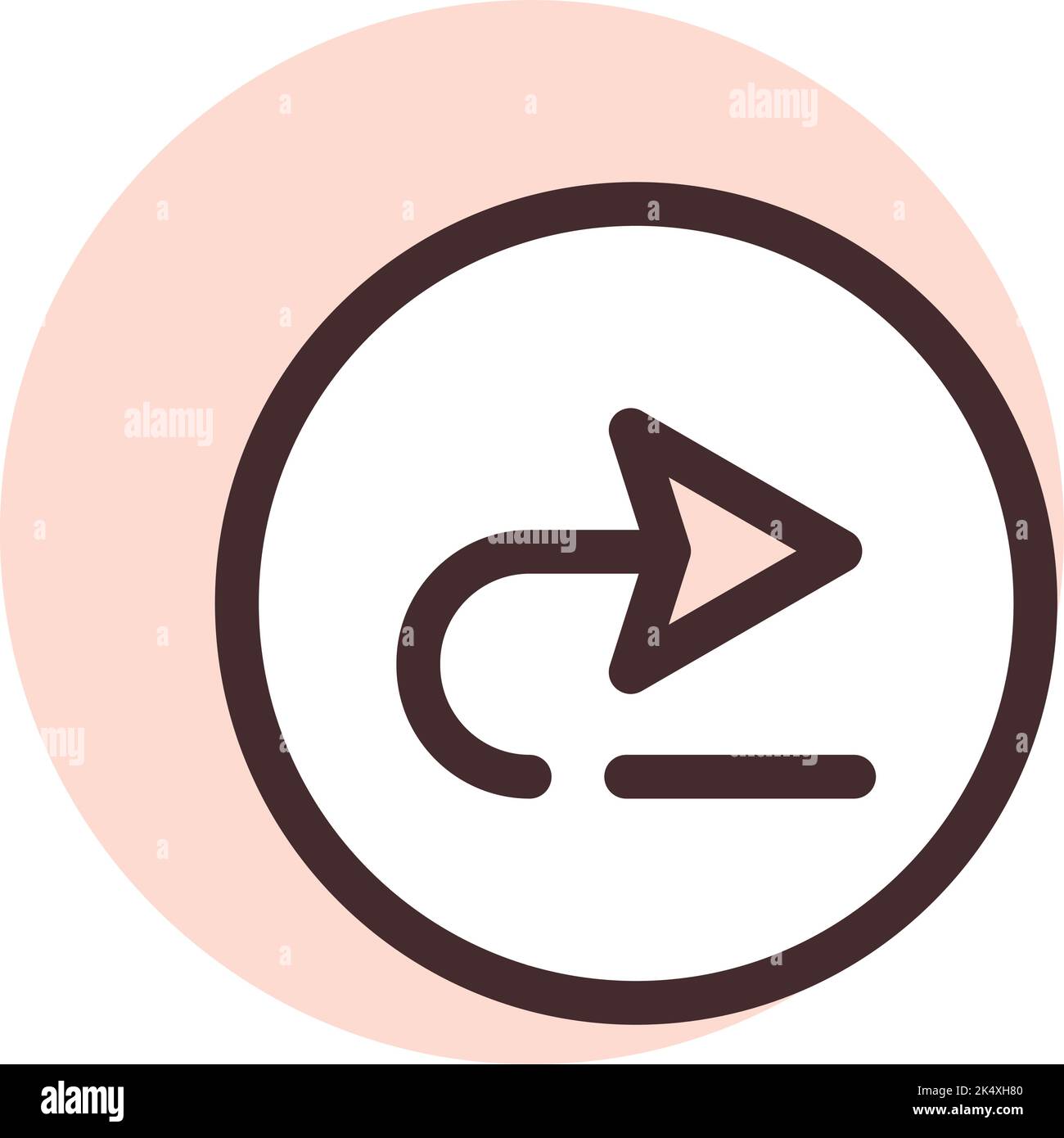 Computer-Redo, Illustration, Vektor auf weißem Hintergrund. Stock Vektor