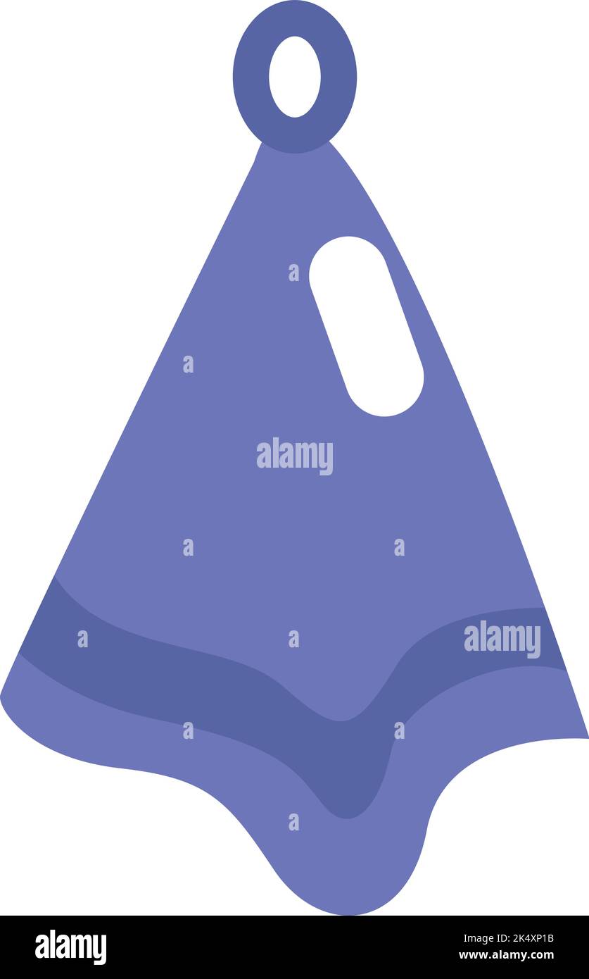 Sauberes Handtuch, Illustration, Vektor auf weißem Hintergrund. Stock Vektor