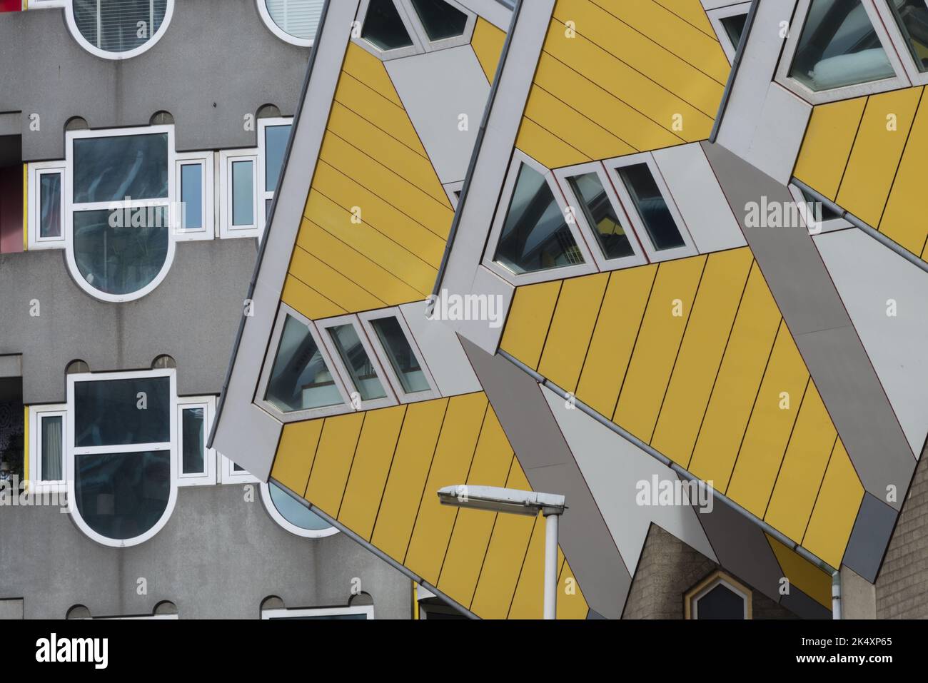 Cube Houses, Rotterdam, Südholland, Niederlande, Europa Stockfoto