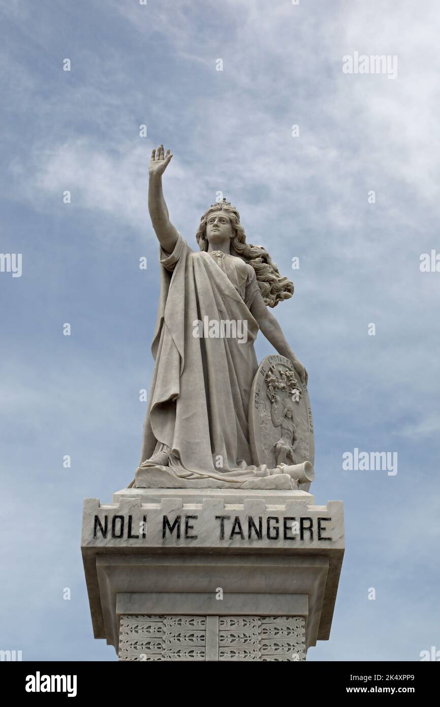 Noli me Tangere Denkmal in Cartagena Stockfoto