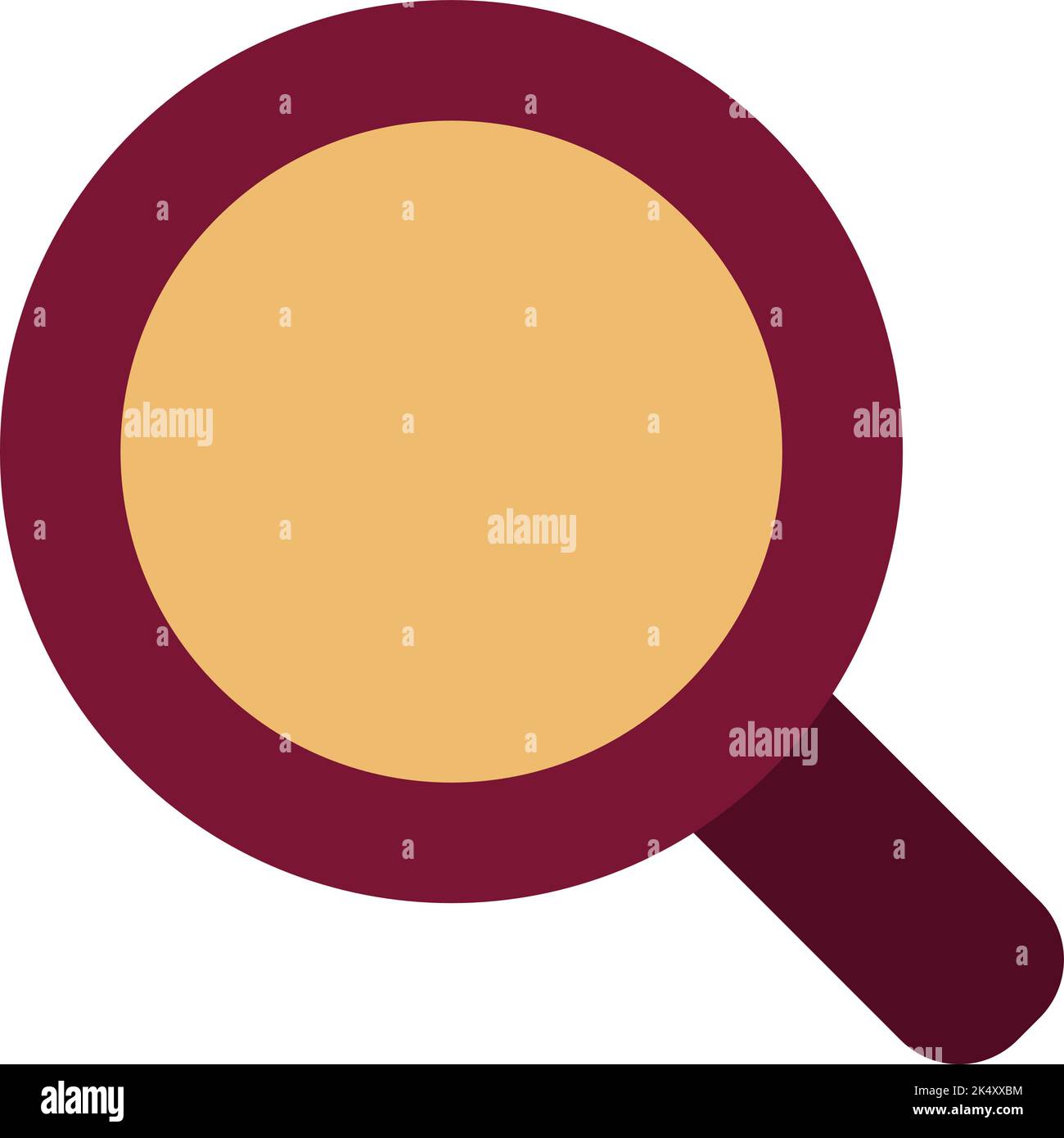 Schullupe, Illustration, Vektor auf weißem Hintergrund. Stock Vektor