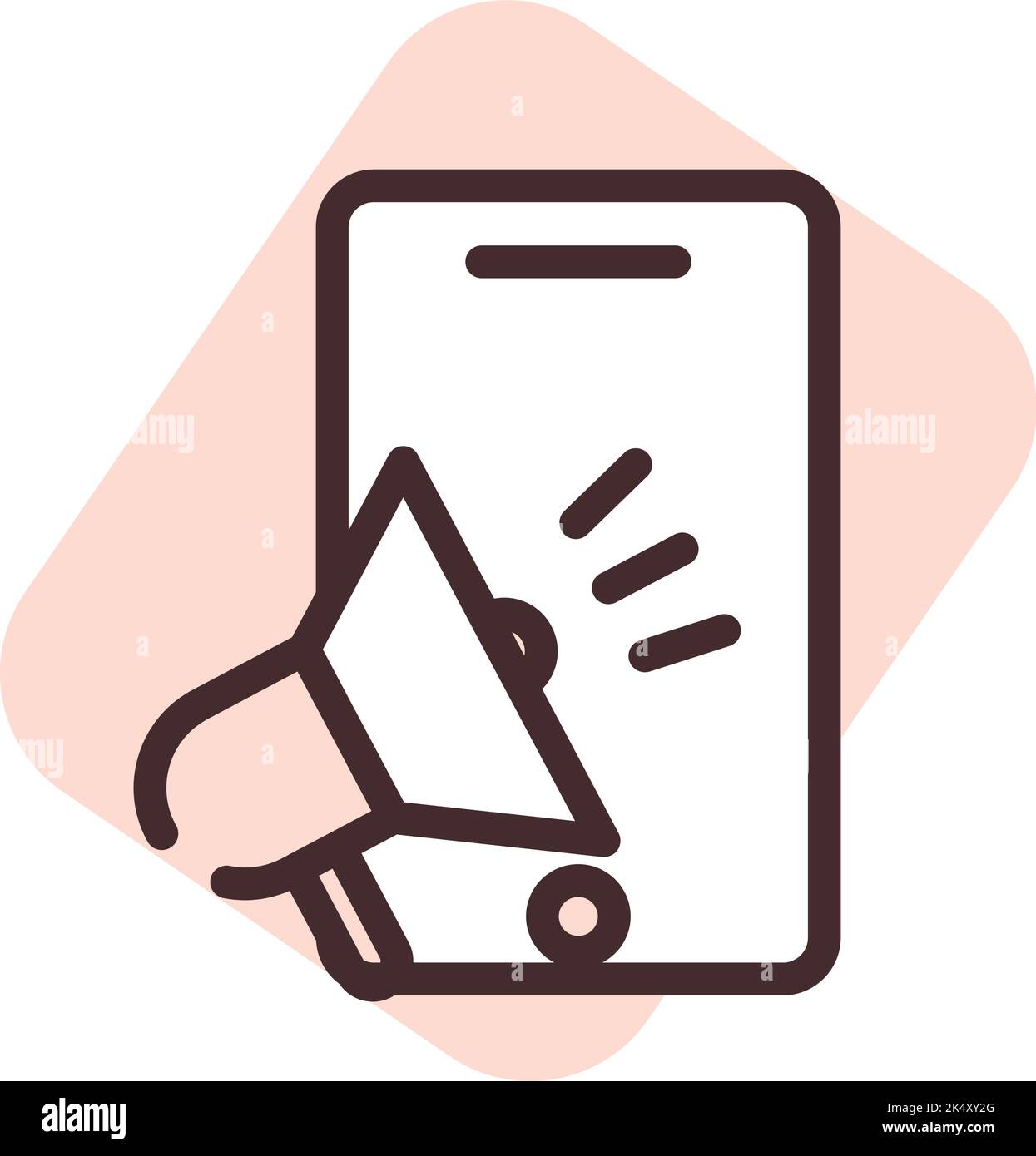 Marketing Mobile, Illustration, Vektor auf weißem Hintergrund. Stock Vektor Marketing Mobile, Illustration, Vektor auf weißem Hintergrund. Stock Vektor