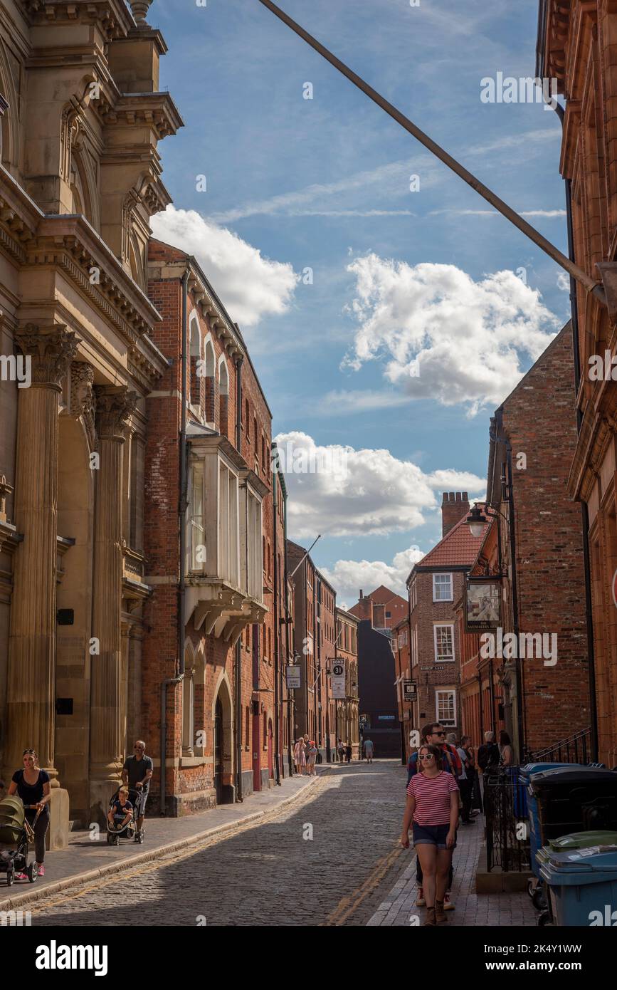 Old Town Hull and the Museums Quarter, Kingston-upon-Hull, East Yorkshire, Großbritannien Stockfoto