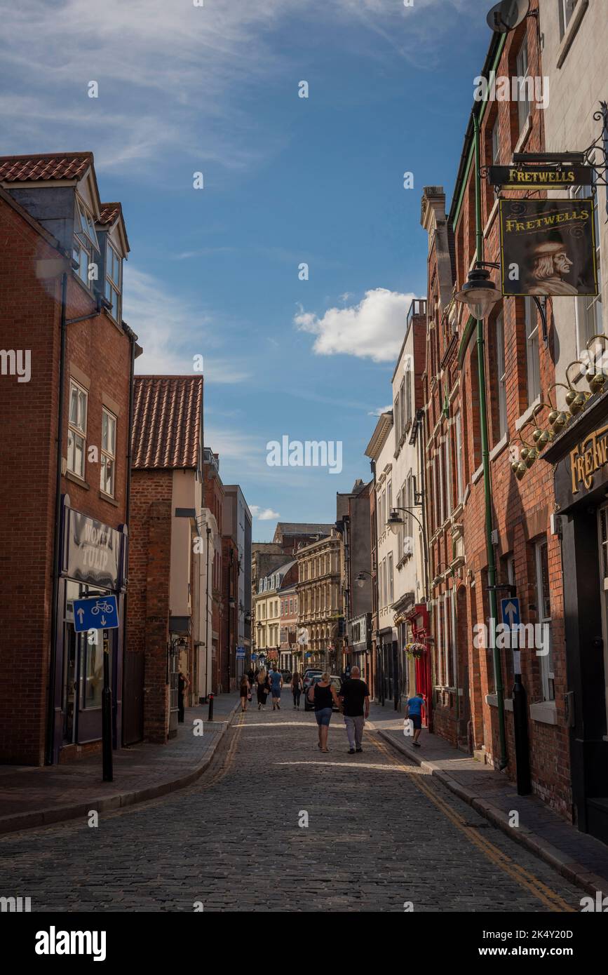 Old Town Hull and the Museums Quarter, Kingston-upon-Hull, East Yorkshire, Großbritannien Stockfoto