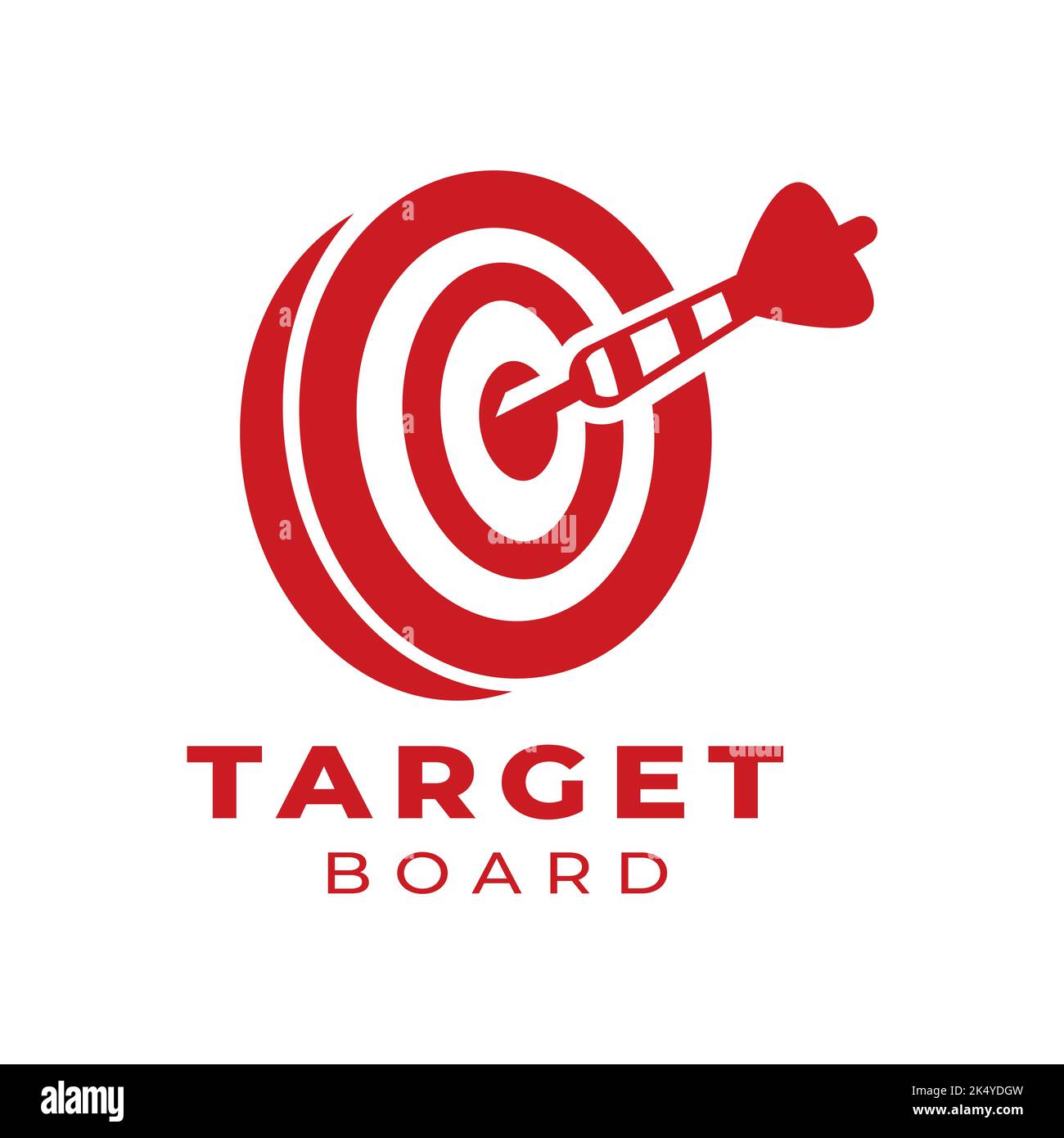 Dartboard Illustration und Pfeil Vektor Design. Target Target und Arrow