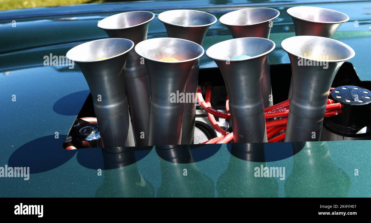 Antike Corvette-Dragster. Stockfoto