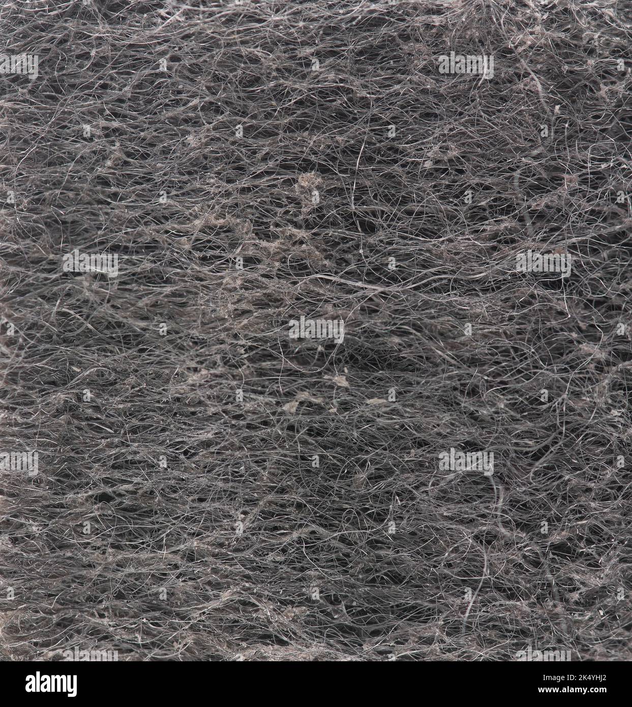 Makroaufnahme des Reinigungspads. Stockfoto
