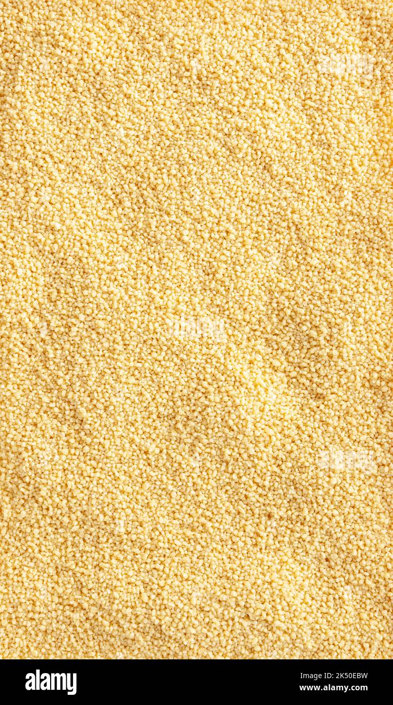 Ungekochte Cous Cous Hintergund Stockfoto
