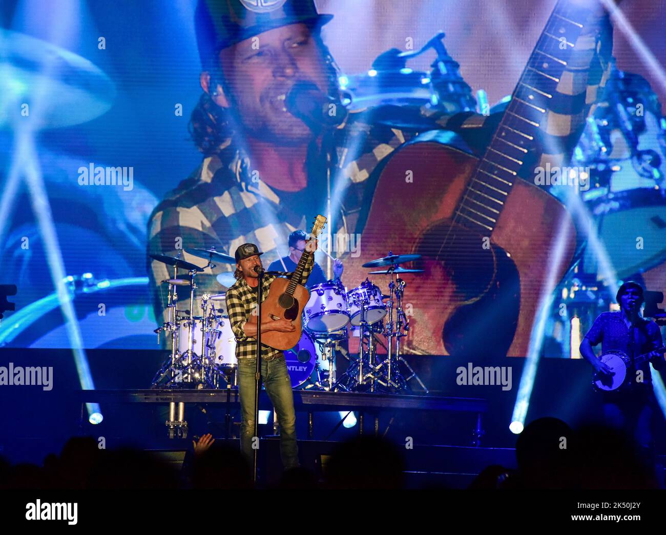 Redondo Beach, Kalifornien 17. September 2022 - Dierks Bentley tritt auf der Beachlife Ranch auf, Credit - Ken Howard/Alamy Stockfoto