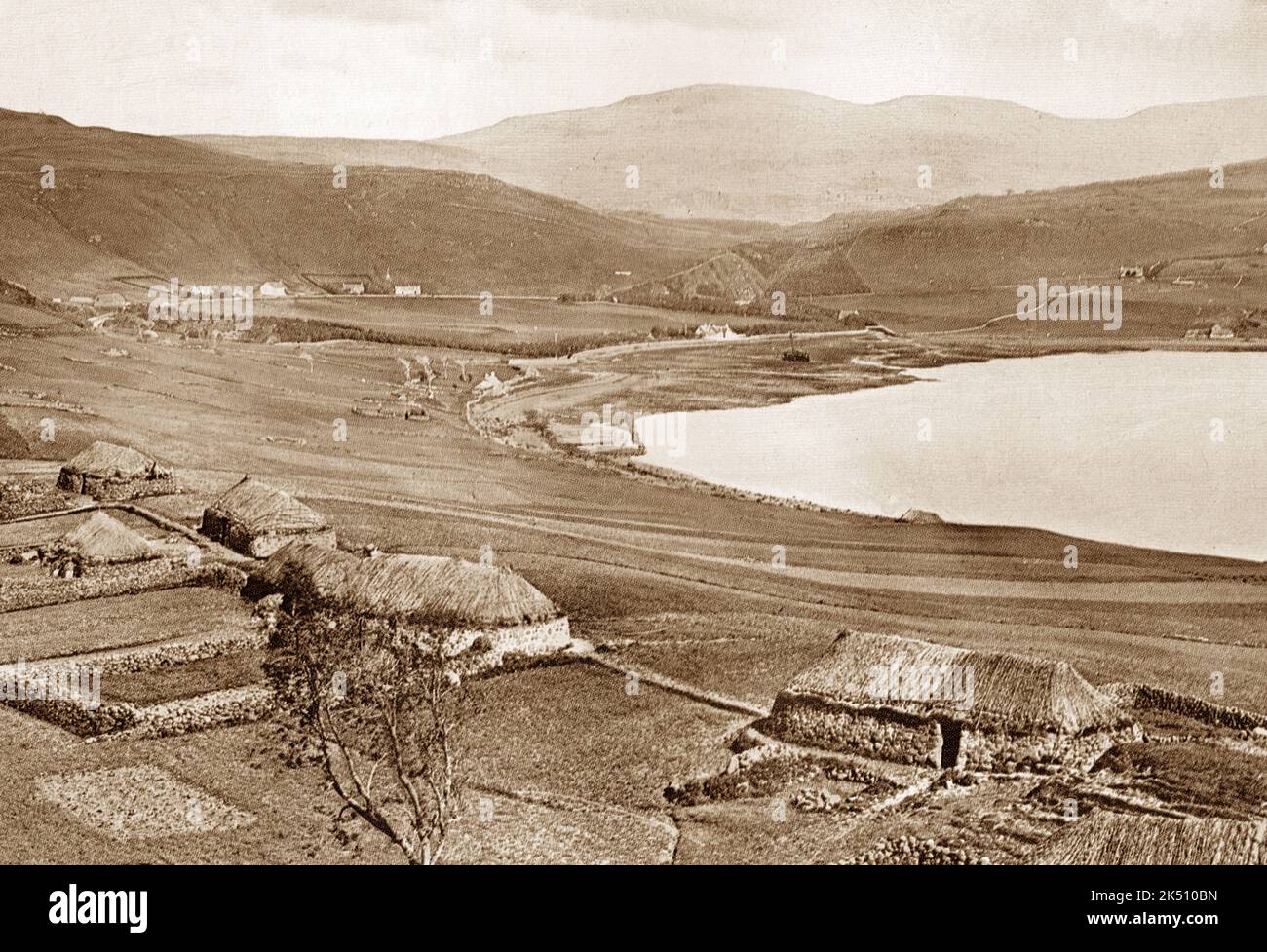 Uig Bay, Isle of Skye, Schottland, viktorianische Zeit Stockfoto