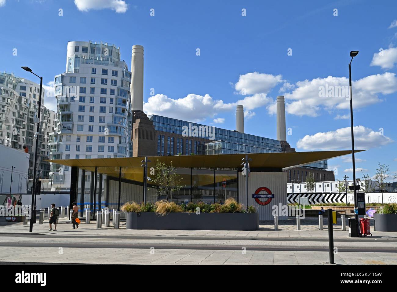 Battersea Power Station – U-Bahn-Station Stockfoto