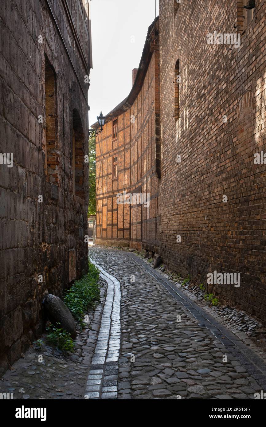 Quedlinburg UNESCO-Weltkulturerbe in Niedersachsen, Deutschland Stockfoto