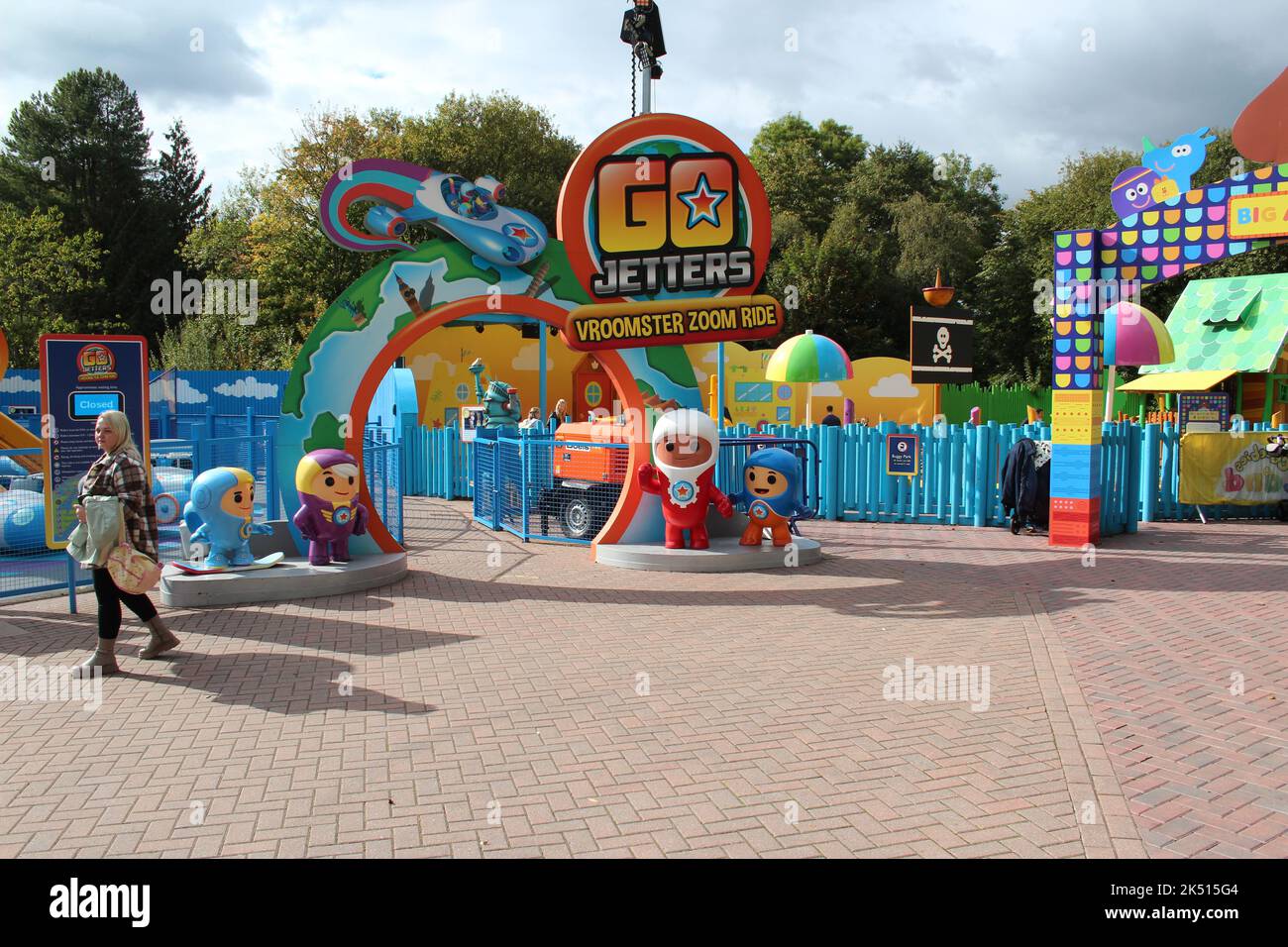 Alton Towers Themenpark Stockfoto