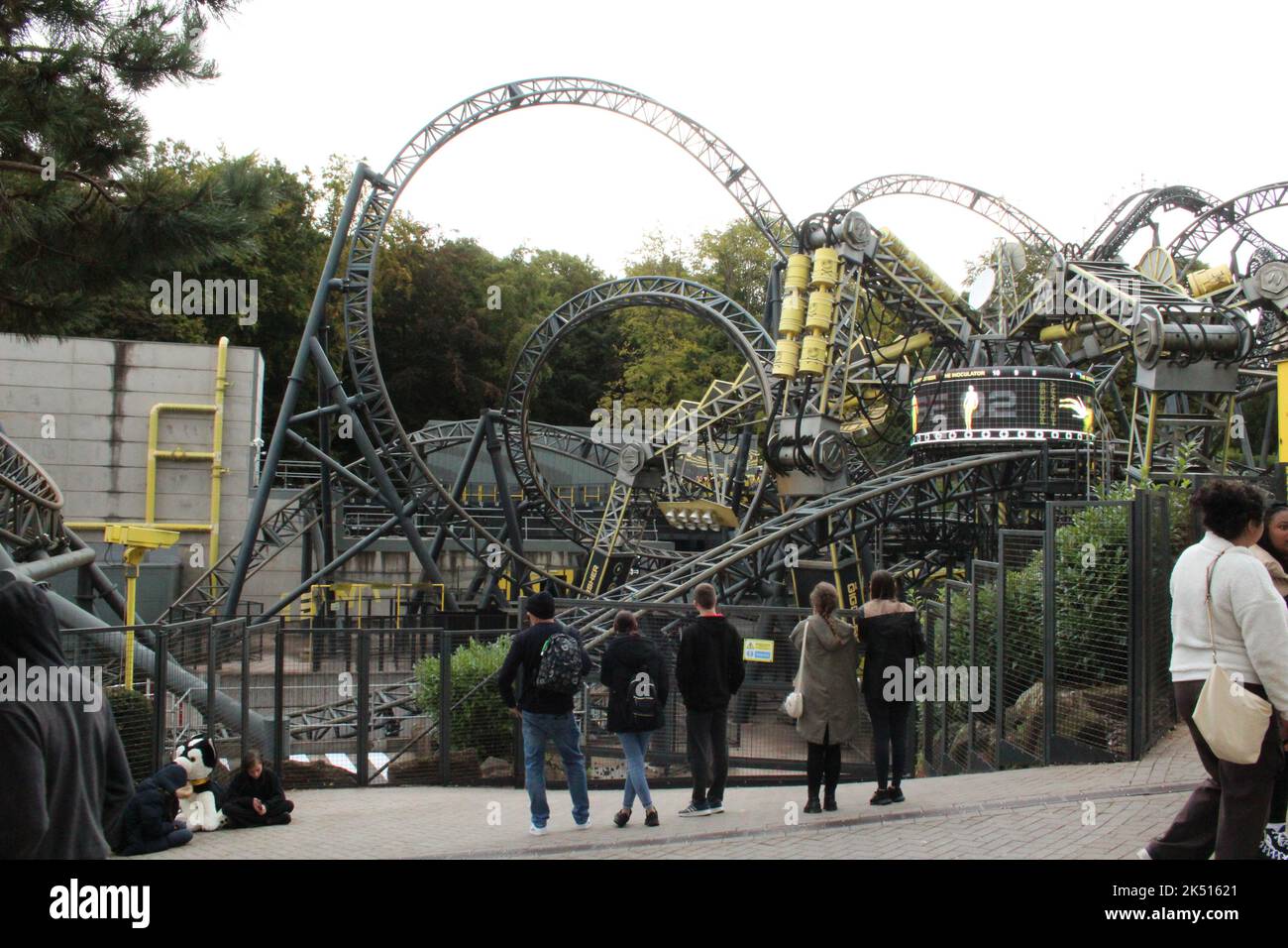 Alton Towers Themenpark Stockfoto
