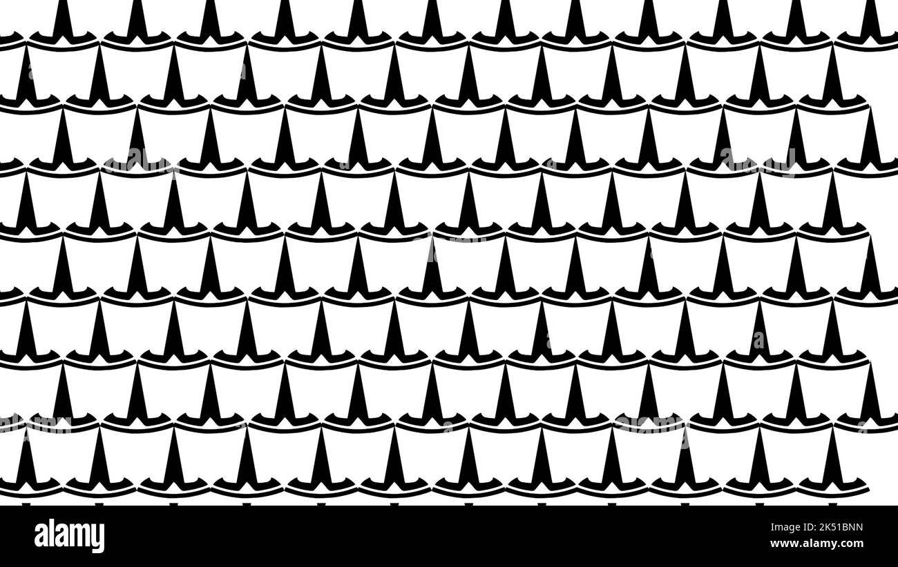 Trending moderne nahtlose Linie Kreis Form Muster schwarz und weiß- für Hintergrund Tapete abstrakte Kunst Illustration Stoff Design - Vektor Stock Vektor