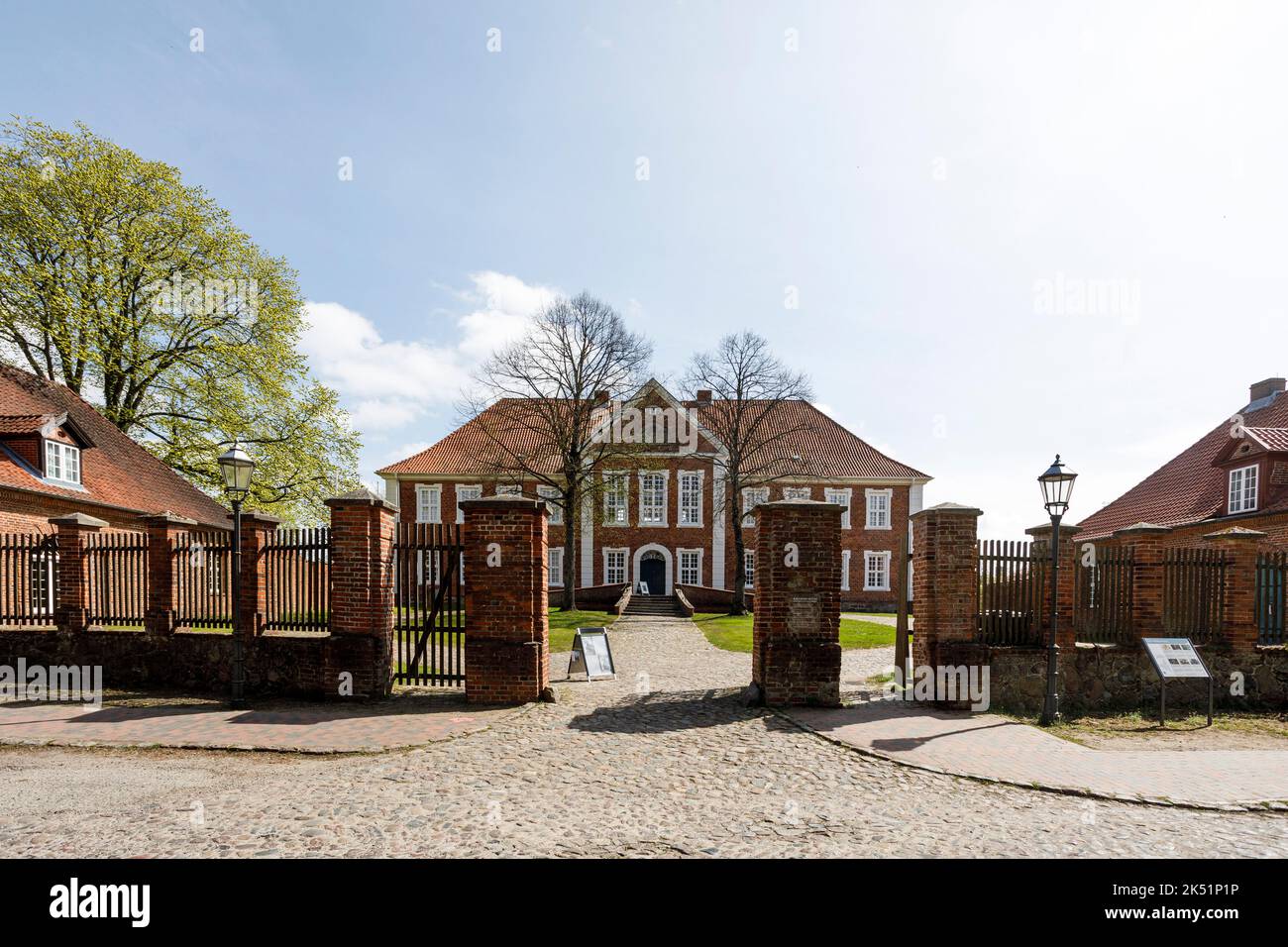 Bezirksmuseum Lauenburg in Ratzeburg, Herrenhaus der Herzöge von Mecklenburg Stockfoto