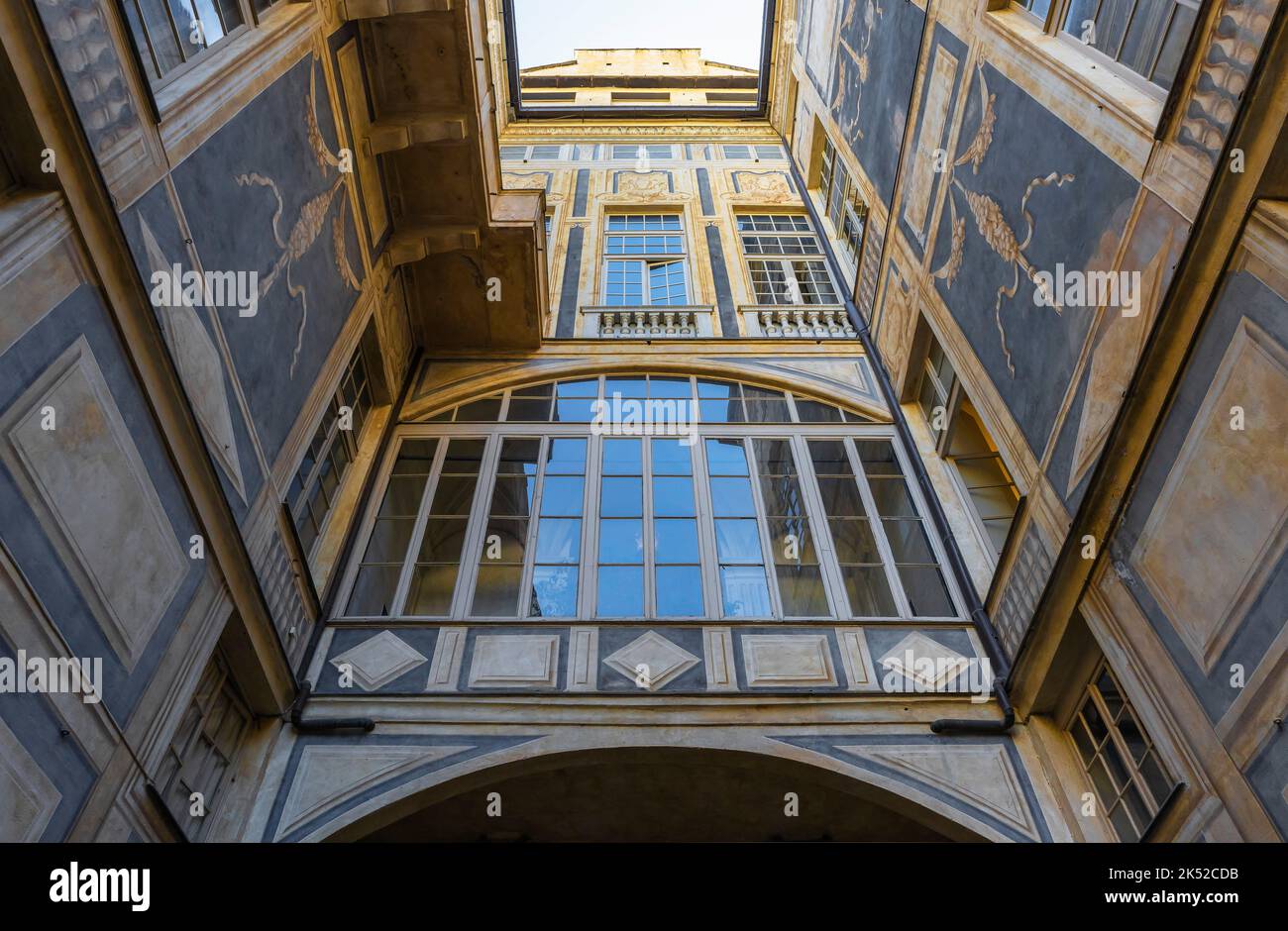 Palazzo Lomellino di Strada Nuova an der Via Garibaldi in Genua, Region