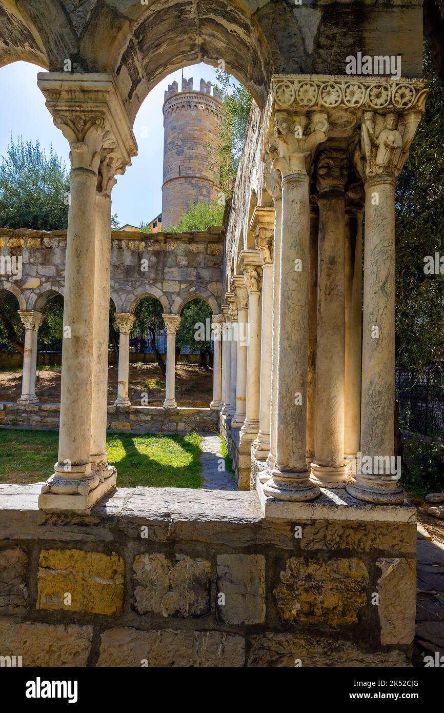 Das Kloster St. Andreas und die Pfarrkirche wurden vollständig abgerissen, um die städtische Umstrukturierung des Gebiets und den Bau des Bauwerks zu ermöglichen Stockfoto