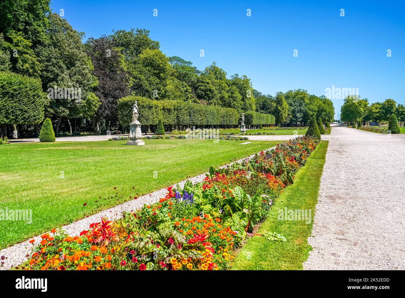 Park in Luneville, Meurthe et Moselle, Frankreich Stockfoto