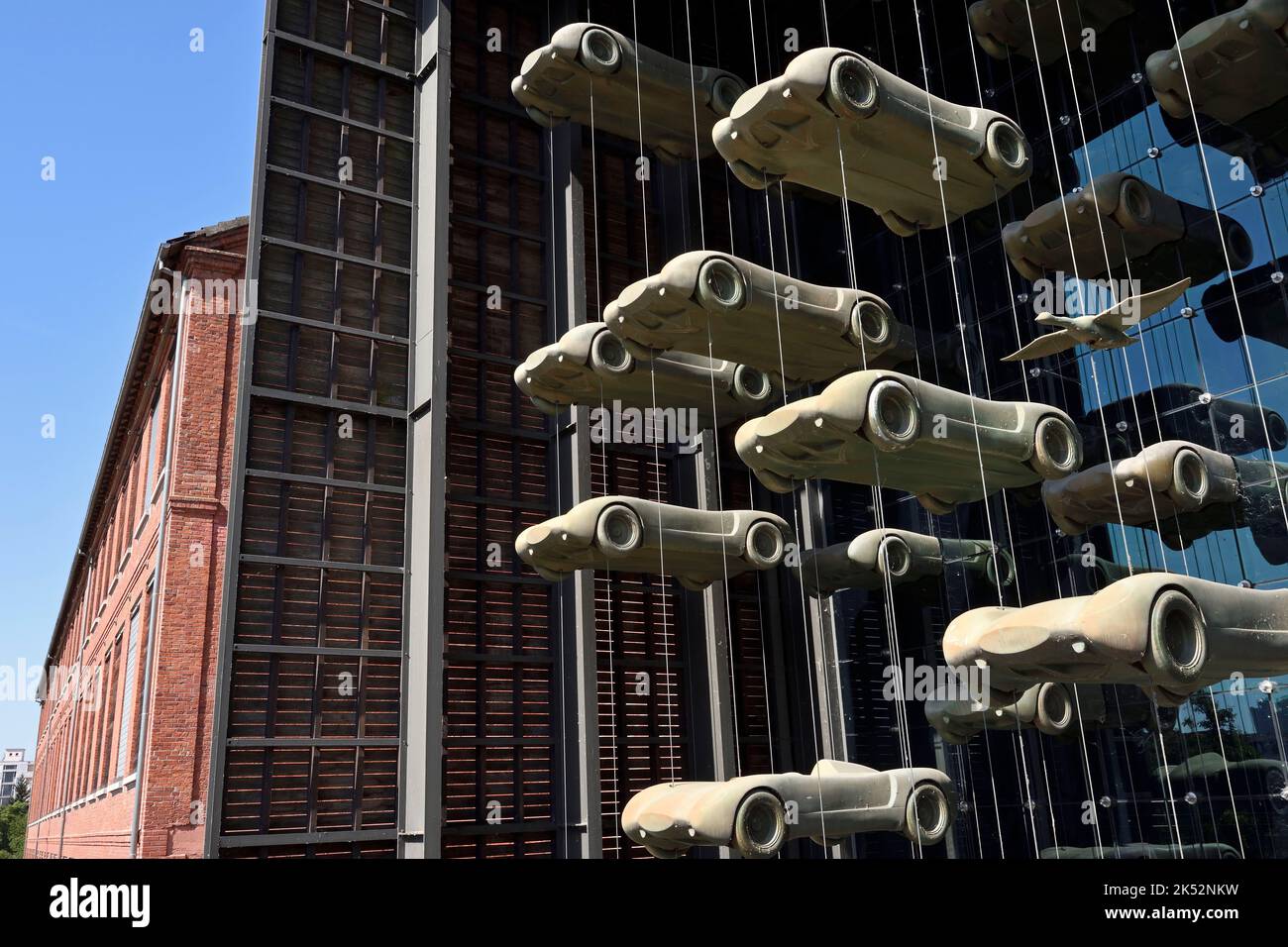 Frankreich, Haut Rhin, Mulhouse, National Automobile Museum - Schlumpf Collection, Eingang Stockfoto