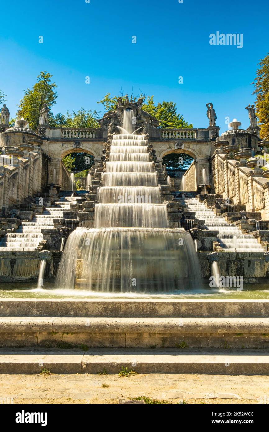 Frankreich, Hauts de seine, Saint Cloud, die nationale Domäne von Saint Cloud, die Grand Cascade Stockfoto