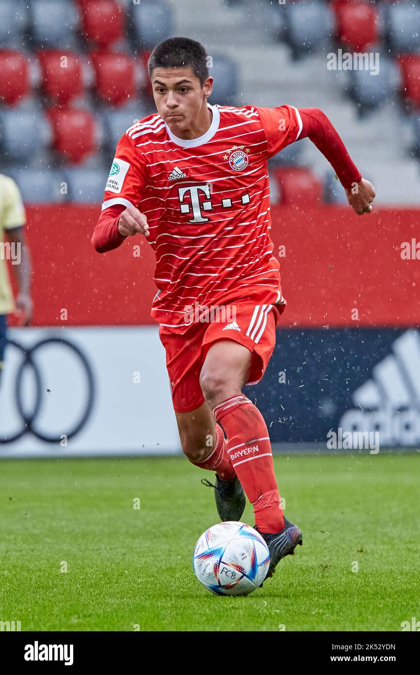 Fußball-Bundesliga 1 U19 FC Bayern München gegen TSG 1899 Hoffenheim Stockfoto