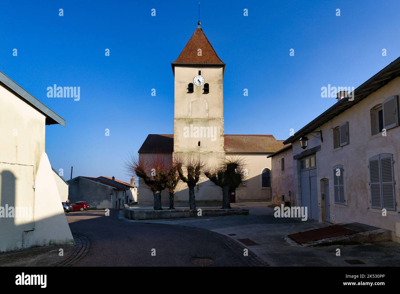Frankreich, Meurthe et Moselle (54), Villey Saint Etienne, Kirche Stockfoto